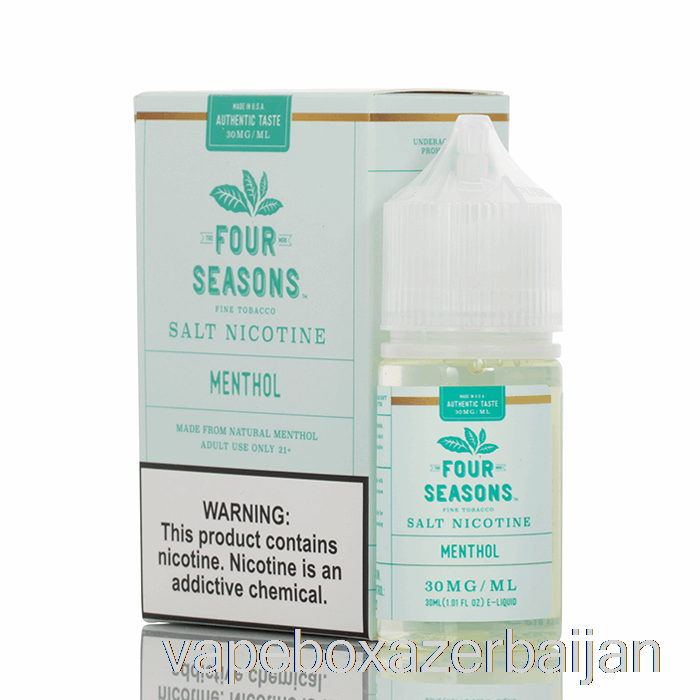 Vape Azerbaijan Menthol SALT - Four Seasons - 30mL 30mg